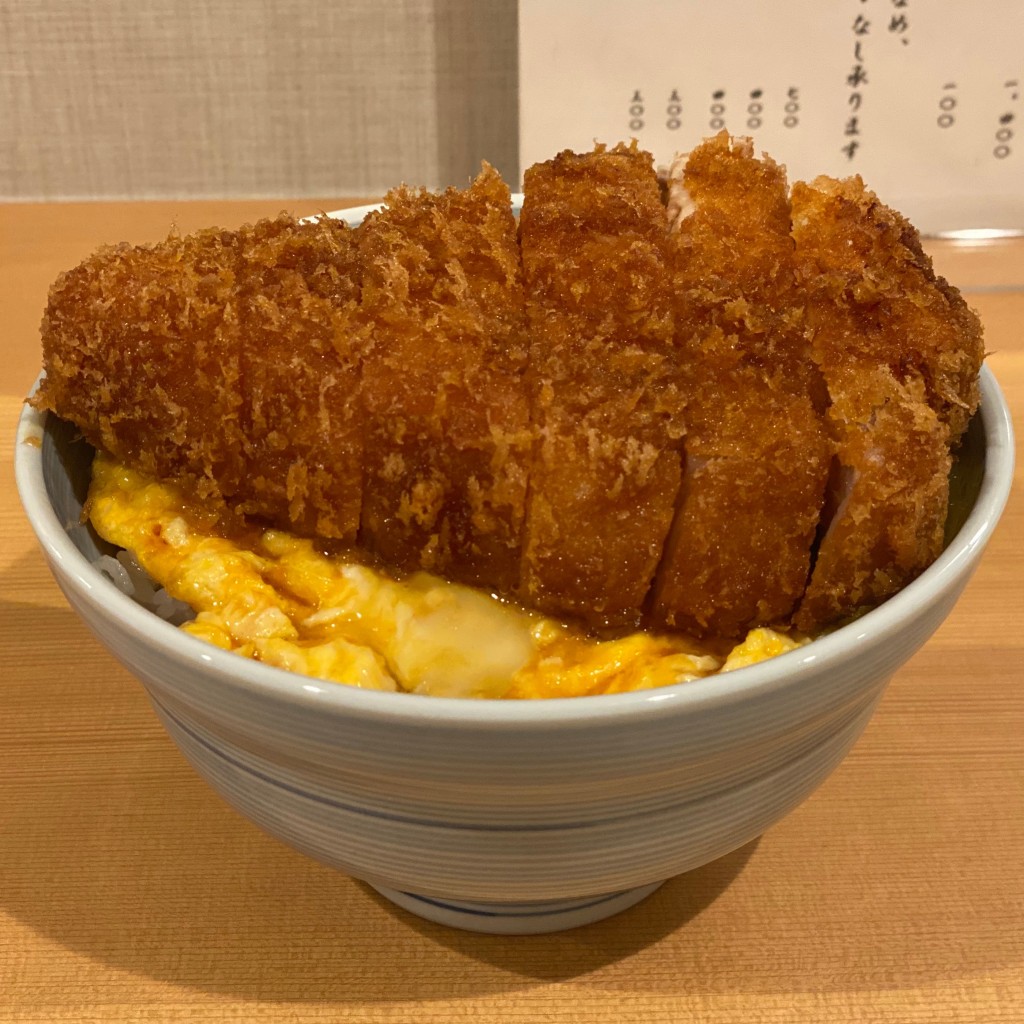 ユーザーが投稿した焼きカツ丼(上)の写真 - 実際訪問したユーザーが直接撮影して投稿した門前仲町とんかつとんかつ 丸七の写真