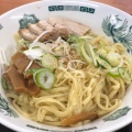 汁なしラーメン+温玉 - 実際訪問したユーザーが直接撮影して投稿した本町中華料理日高屋 国分寺北口店の写真のメニュー情報