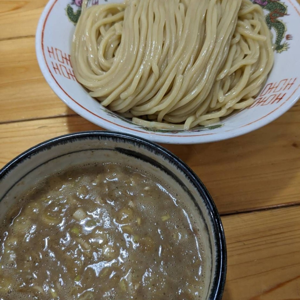 ユーザーが投稿した魚介豚骨つけ麺の写真 - 実際訪問したユーザーが直接撮影して投稿した天久保ラーメン専門店活龍大衆麺処 真壁屋の写真