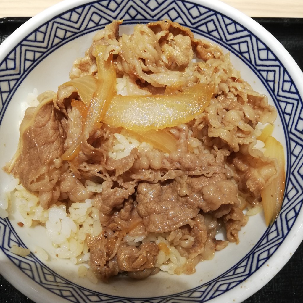 ユーザーが投稿した牛丼の写真 - 実際訪問したユーザーが直接撮影して投稿した大明石町牛丼吉野家 JR明石駅店の写真