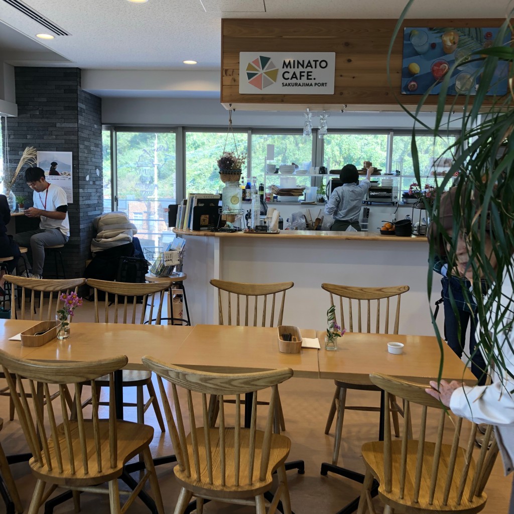 実際訪問したユーザーが直接撮影して投稿した桜島横山町カフェMINATO CAFEの写真