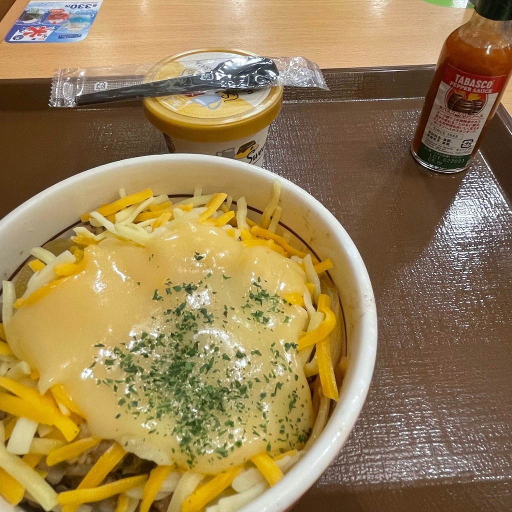 ユーザーが投稿した牛丼ミニの写真 - 実際訪問したユーザーが直接撮影して投稿した小菅牛丼すき家 綾瀬駅南店の写真