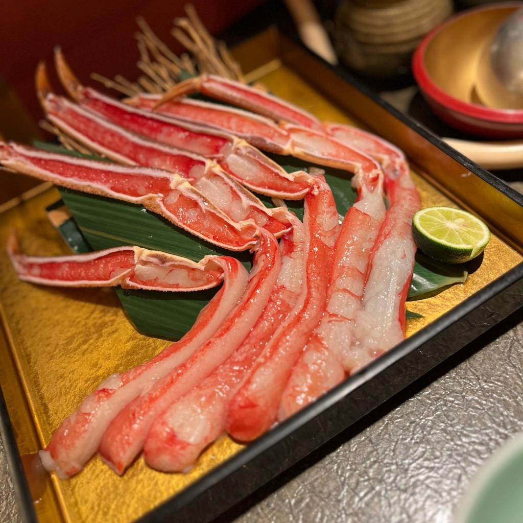 てりあきさんが投稿した曾根崎新地かに料理のお店かに道楽 北新地店/カニドウラク キタシンチテンの写真