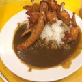 チキンとウインナーカレー - 実際訪問したユーザーが直接撮影して投稿した安土町カレー辛来飯の写真のメニュー情報