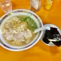 ワンタンメン - 実際訪問したユーザーが直接撮影して投稿した松原町ラーメン / つけ麺上海の写真のメニュー情報