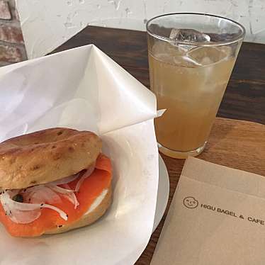 実際訪問したユーザーが直接撮影して投稿した宮本町デザート / ベーカリーHIGU BAGEL&CAFEの写真