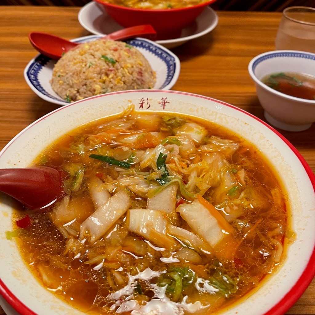 ラインモさんが投稿した東新堂ラーメン専門店のお店彩華ラーメン 桜井店/サイカラーメン サクライテンの写真