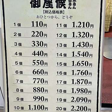 実際訪問したユーザーが直接撮影して投稿した渋川たい焼き / 今川焼御座候 草津近鉄店の写真