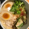 実際訪問したユーザーが直接撮影して投稿した亀有ラーメン / つけ麺鶏白湯ラーメン 自由が丘蔭山 アリオ亀有店の写真