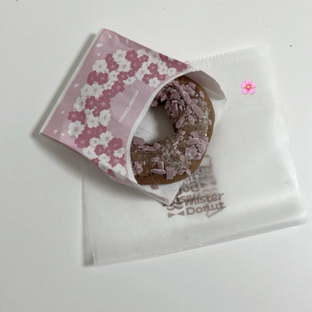 ユーザーが投稿した桜もちっとドーナツ 満開の写真 - 実際訪問したユーザーが直接撮影して投稿した日向ドーナツミスタードーナツ 垂水ショップの写真