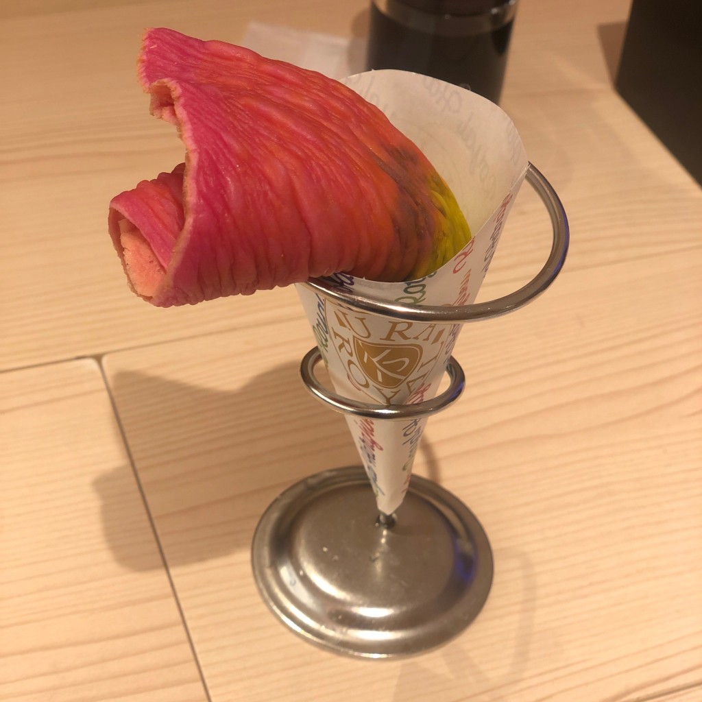 ユーザーが投稿したチョコレートナッツクレープの写真 - 実際訪問したユーザーが直接撮影して投稿した神宮前回転寿司くら寿司 原宿店の写真