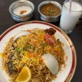 ランチ チキンビリヤニセット - 実際訪問したユーザーが直接撮影して投稿した東品川インド料理サベラ ティッカ ビリヤニの写真のメニュー情報