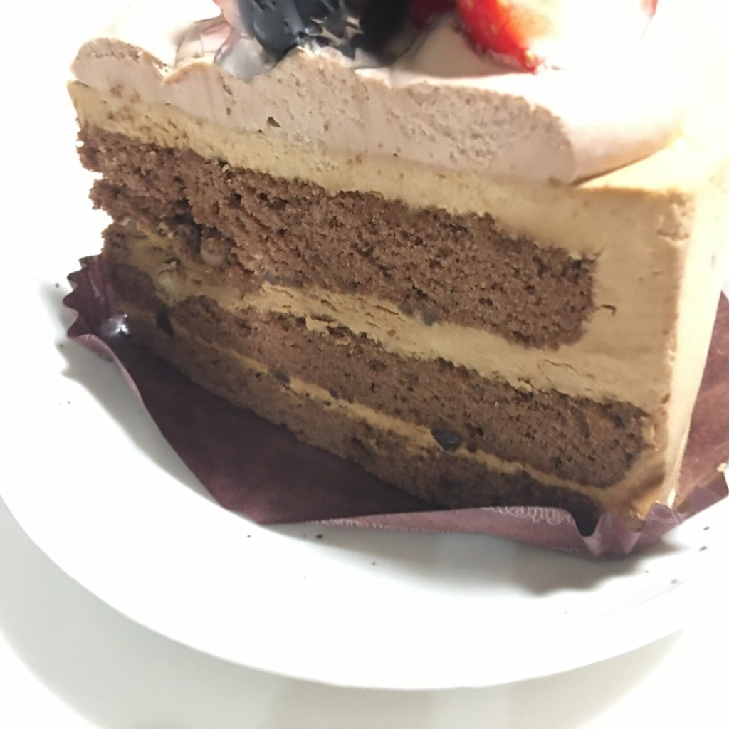 ユーザーが投稿したチョコレートケーキの写真 - 実際訪問したユーザーが直接撮影して投稿した売布東の町スイーツシャトレーゼ ダイエー宝塚中山店の写真