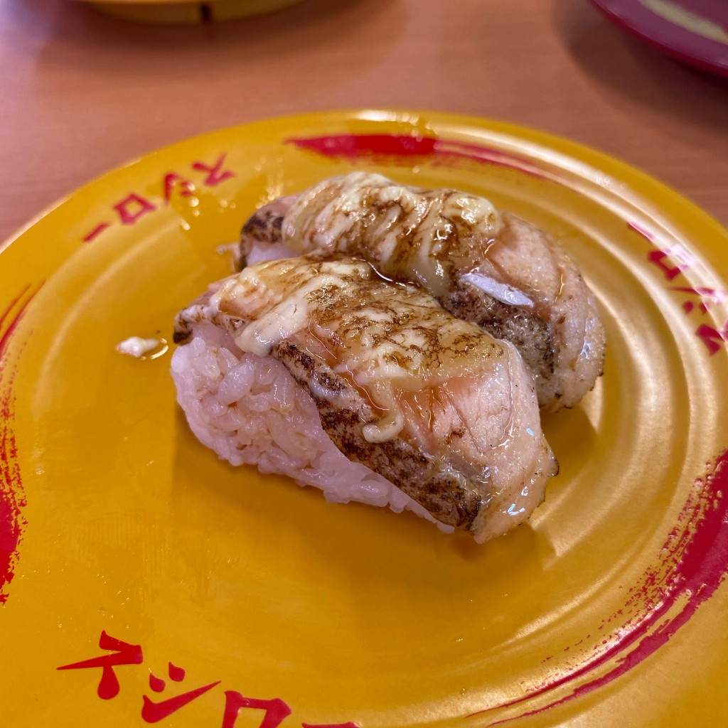 ユーザーが投稿した炙りチーズサーモンの写真 - 実際訪問したユーザーが直接撮影して投稿した持田回転寿司スシロー行田店の写真