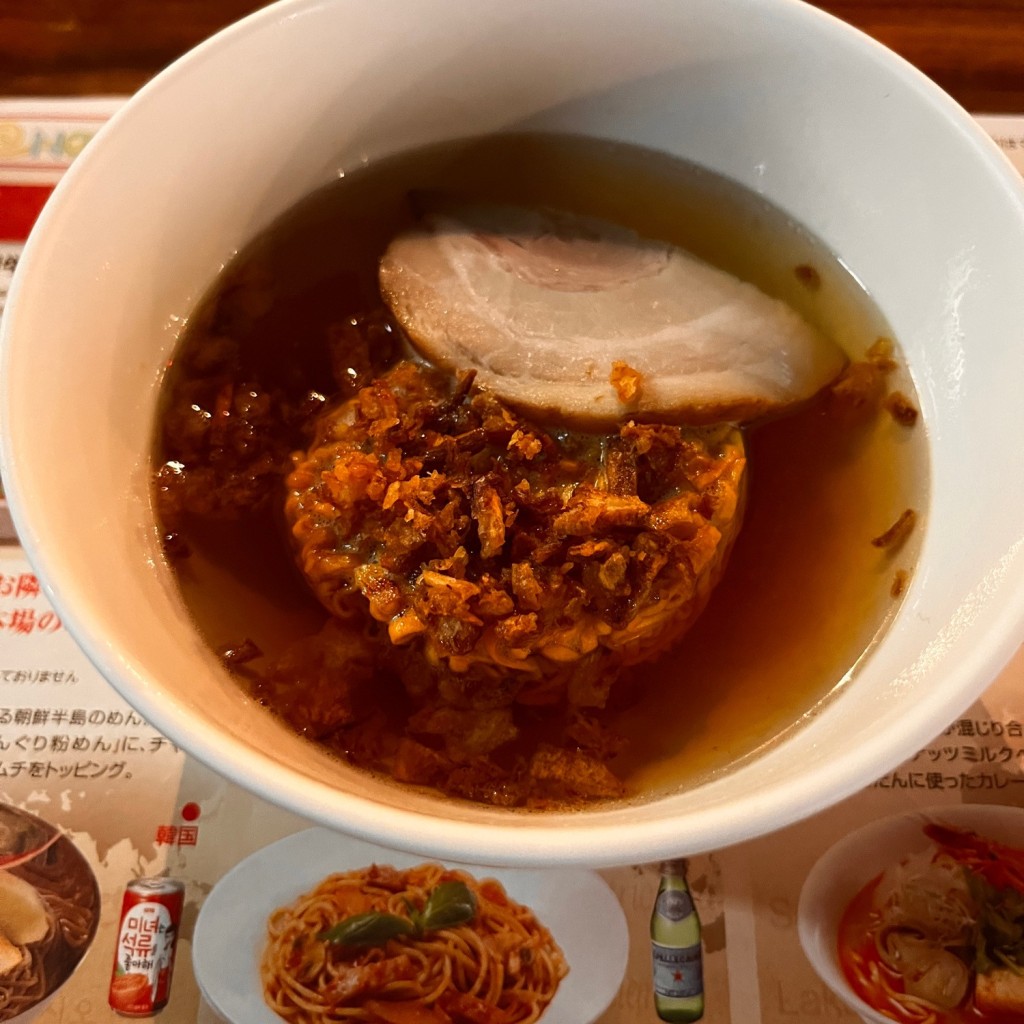 LINE-マークルンさんが投稿した新港ラーメン / つけ麺のお店NOODLES BAZAAR/ワールド麺ロードの写真