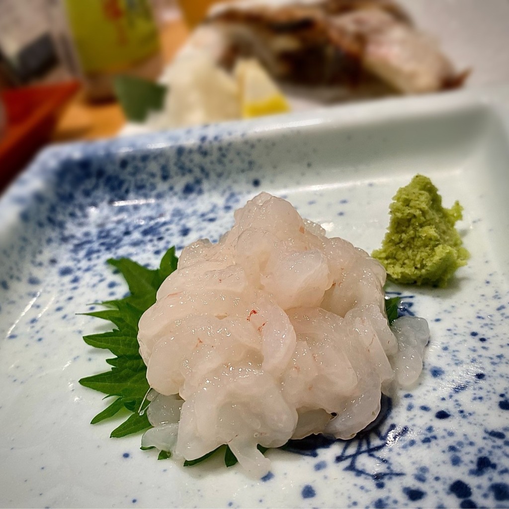 ユーザーが投稿した白海老の刺身の写真 - 実際訪問したユーザーが直接撮影して投稿した新宿寿司新宿栄寿司 本店の写真