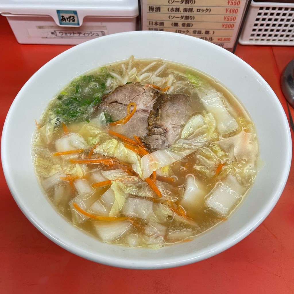 ユーザーが投稿したラーメンの写真 - 実際訪問したユーザーが直接撮影して投稿した天神橋中華料理おばちゃんとこの写真