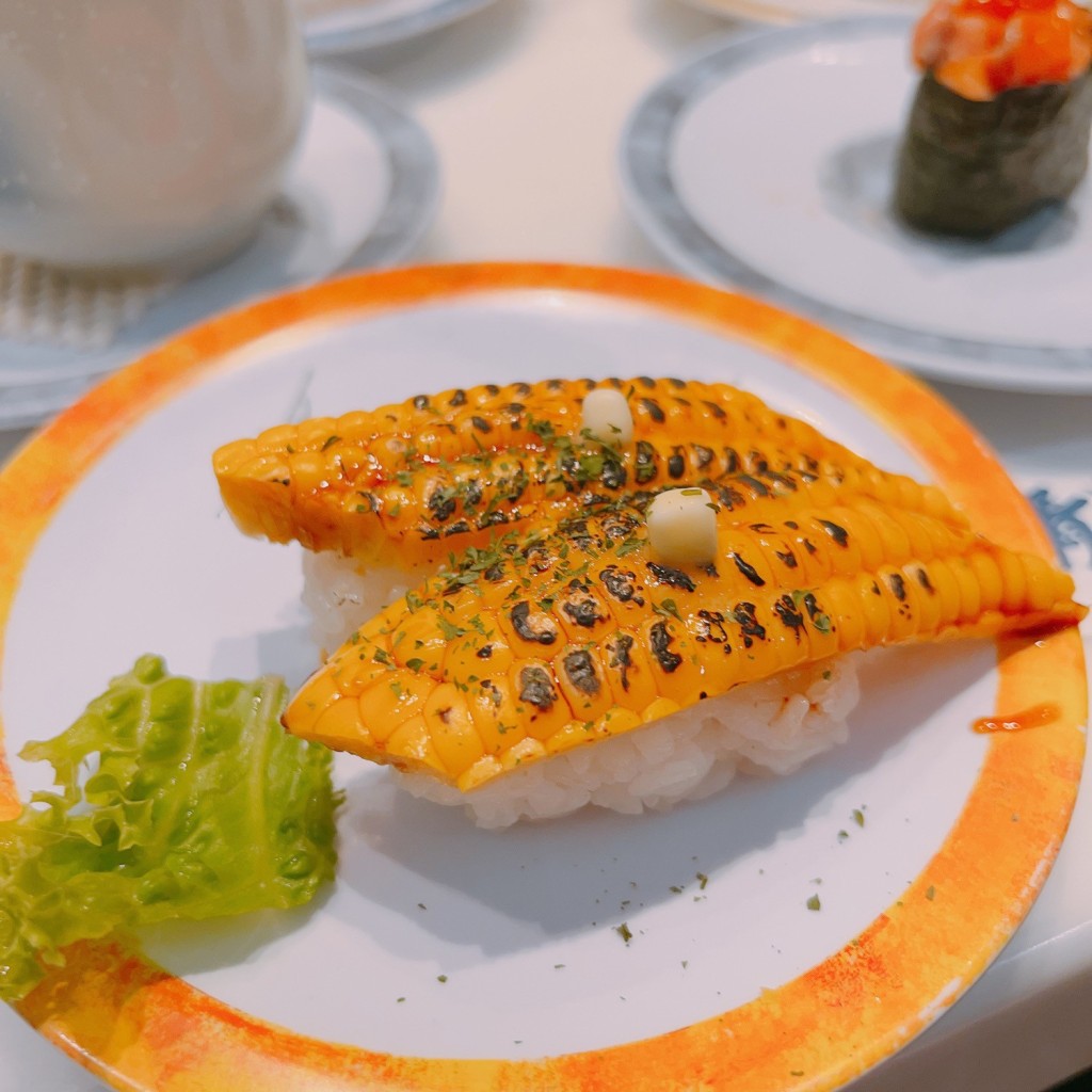 ユーザーが投稿した焼きとうもろこしバターの写真 - 実際訪問したユーザーが直接撮影して投稿した大沢寿司回転鮨清次郎 仙台泉店の写真