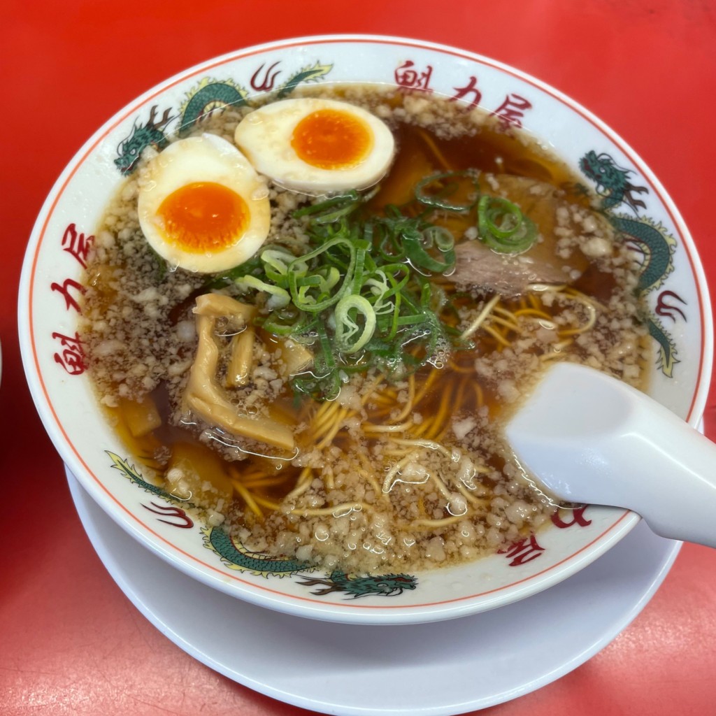 ユーザーが投稿した醤油味玉ラーメンの写真 - 実際訪問したユーザーが直接撮影して投稿した市ケ尾町ラーメン専門店ラーメン魁力屋 市が尾店の写真