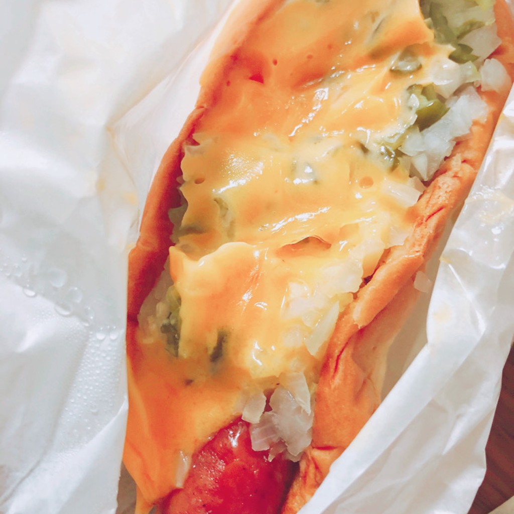 ユーザーが投稿したチーズドッグの写真 - 実際訪問したユーザーが直接撮影して投稿した天川大島町ハンバーガーフレッシュネスバーガー アトイスコート前橋店の写真
