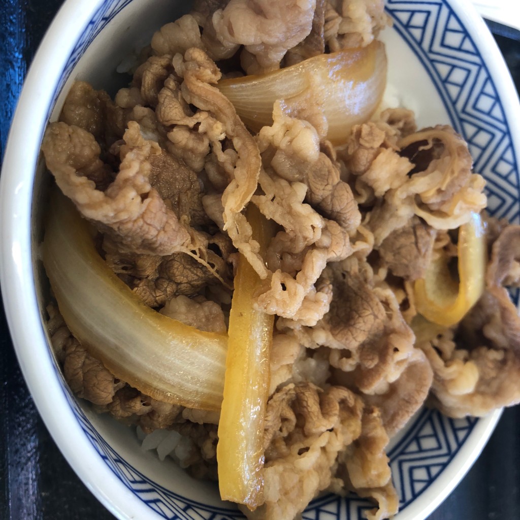 ユーザーが投稿した牛丼の写真 - 実際訪問したユーザーが直接撮影して投稿した小田町牛丼吉野家 伊賀上野店の写真