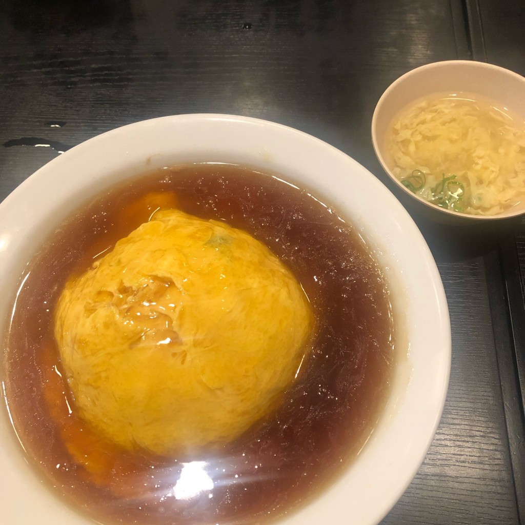ユーザーが投稿した天津飯の写真 - 実際訪問したユーザーが直接撮影して投稿した男山松里中華料理都飯店の写真