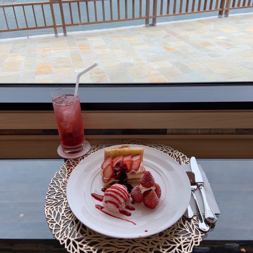 ユーザーが投稿したいちごプレートの写真 - 実際訪問したユーザーが直接撮影して投稿した松島町合津カフェcafe do marの写真