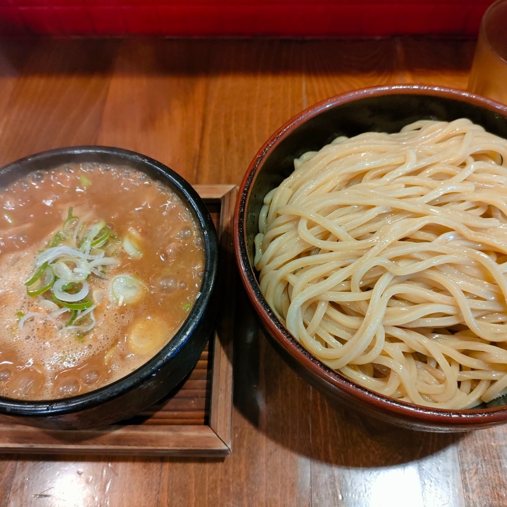 ユーザーが投稿したコクうま濃厚つけ麺の写真 - 実際訪問したユーザーが直接撮影して投稿した下鴨西本町ラーメン / つけ麺あんびしゃす花の写真