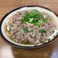 肉うどん - 実際訪問したユーザーが直接撮影して投稿した香里南之町うどん千とせの写真のメニュー情報