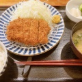 Lunchヒレ定食 - 実際訪問したユーザーが直接撮影して投稿した東陽とんかつとんかつ 田 東陽町店の写真のメニュー情報