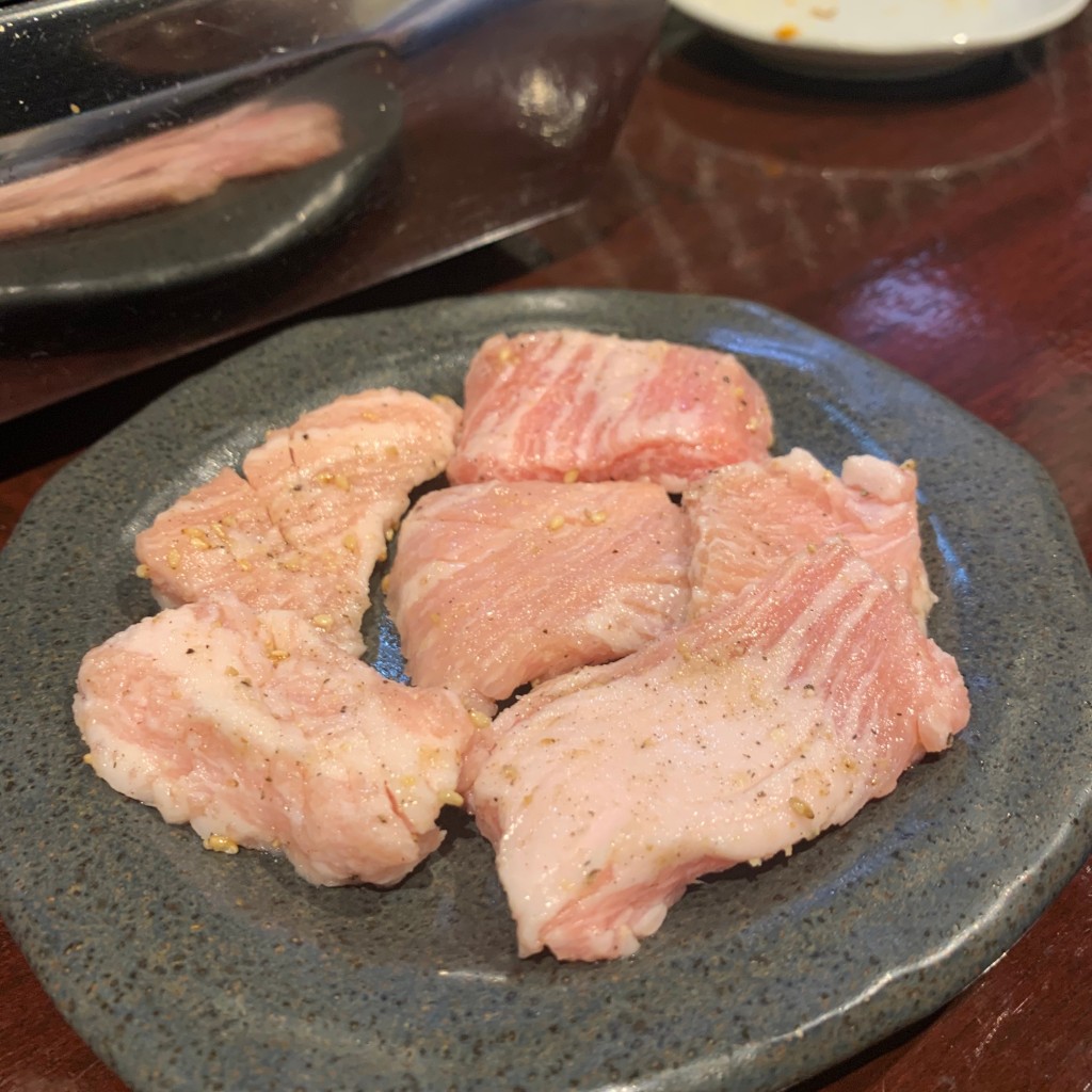 ユーザーが投稿した面脂の写真 - 実際訪問したユーザーが直接撮影して投稿した道玄坂焼肉焼肉ホルモン 新井屋 渋谷の写真