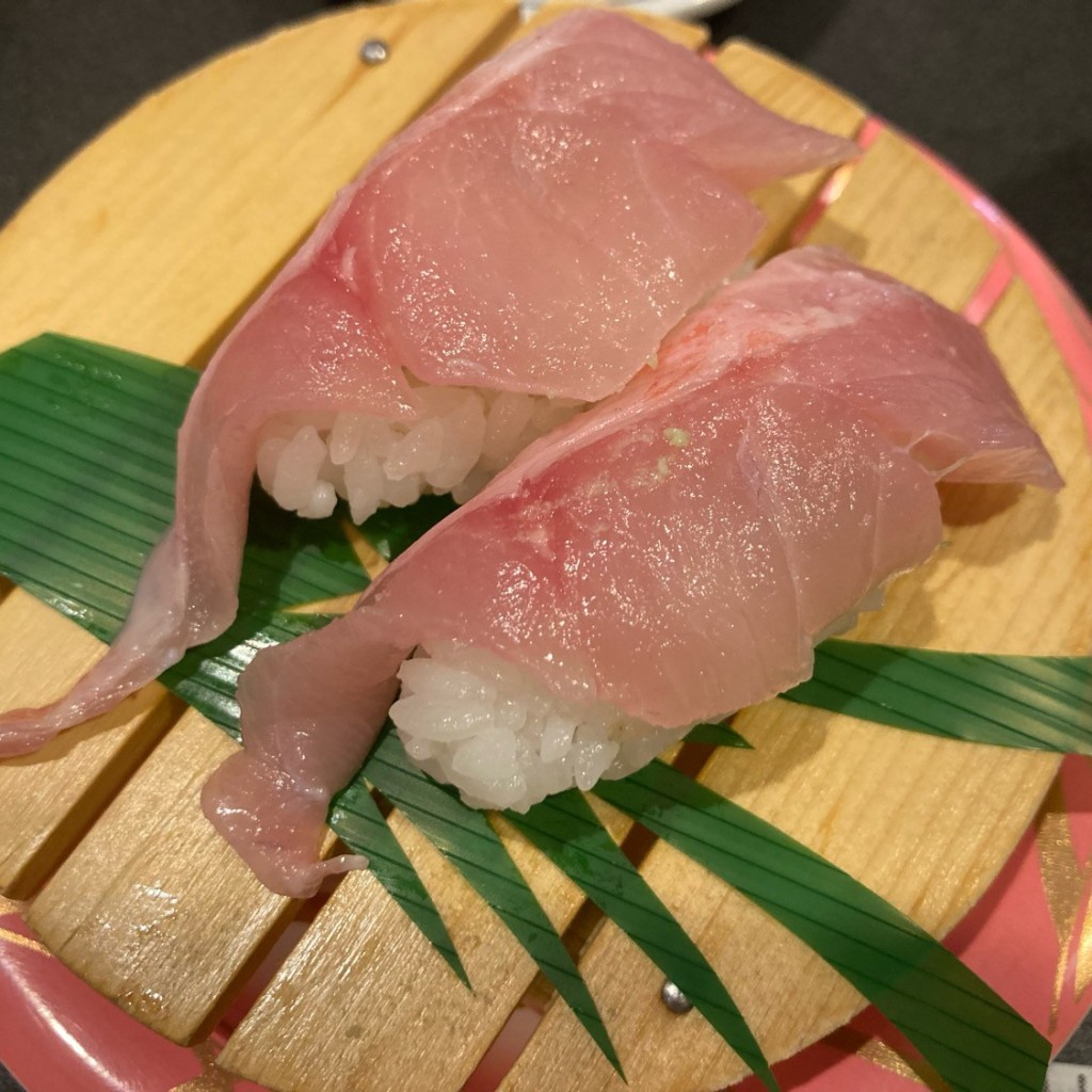 ユーザーが投稿した580円皿の写真 - 実際訪問したユーザーが直接撮影して投稿した稲熊町回転寿司おしどり寿司 岡崎店の写真