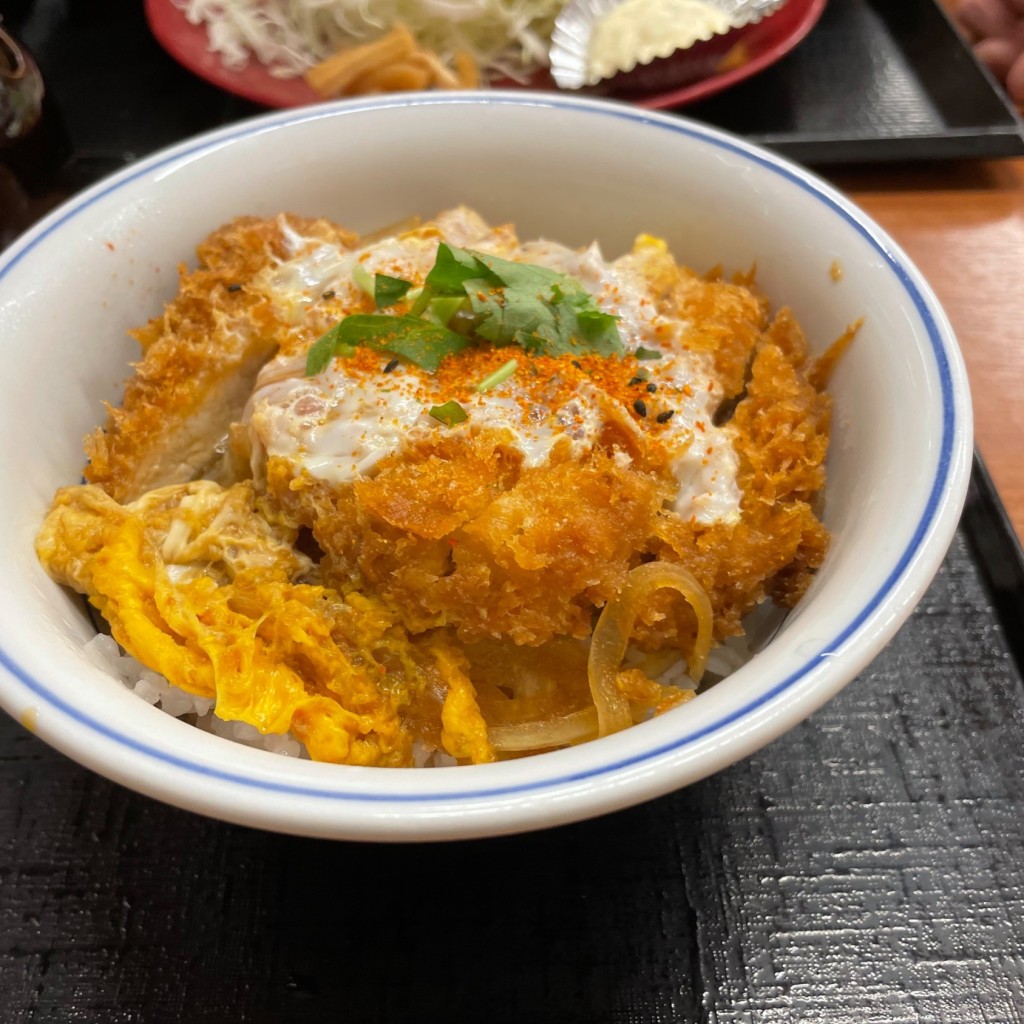 ユーザーが投稿したカツ丼(梅)の写真 - 実際訪問したユーザーが直接撮影して投稿した皆生とんかつかつや 鳥取米子店の写真