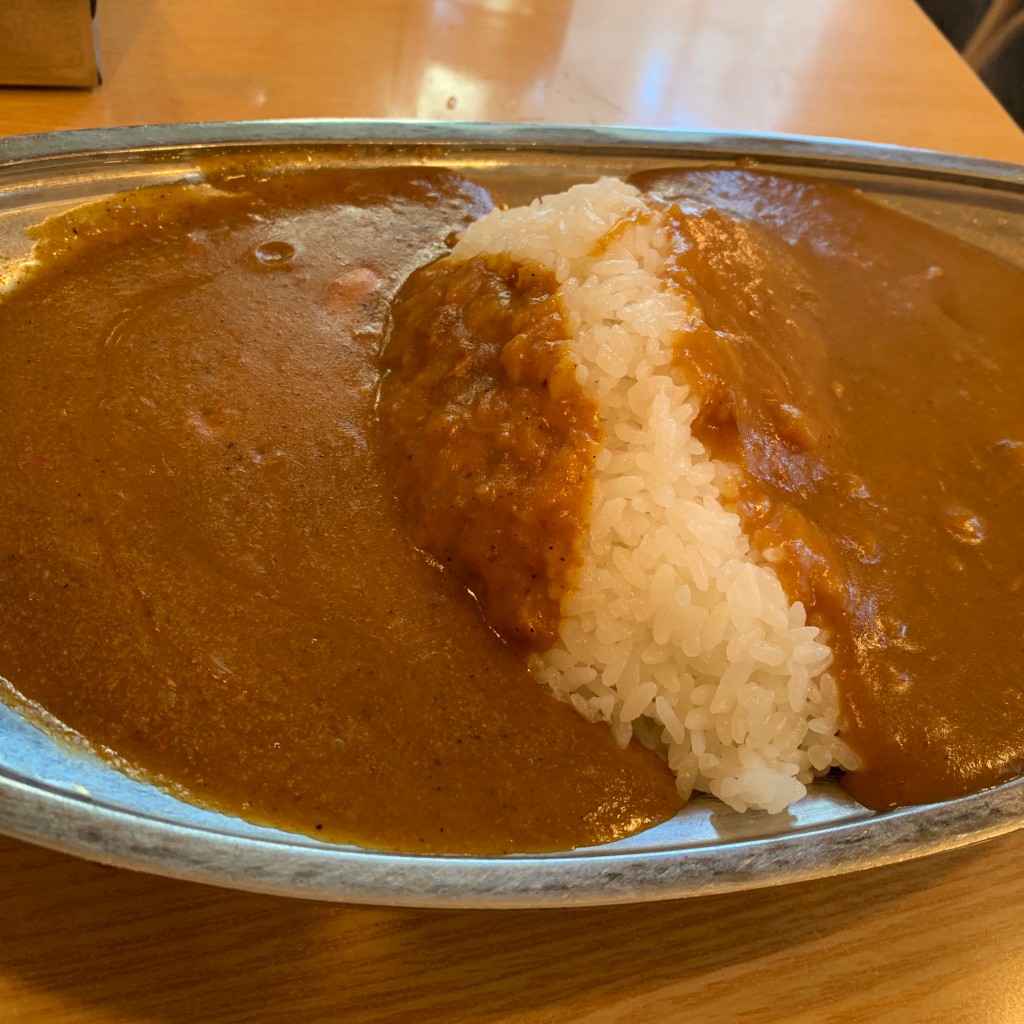 ユーザーが投稿したポーク&チキンカレーの写真 - 実際訪問したユーザーが直接撮影して投稿した西原カレーカレーの店スパイスの写真