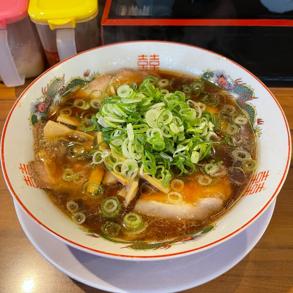 ユーザーが投稿した醤油ラーメンの写真 - 実際訪問したユーザーが直接撮影して投稿した上本町ラーメン / つけ麺中華そば 福笑門の写真