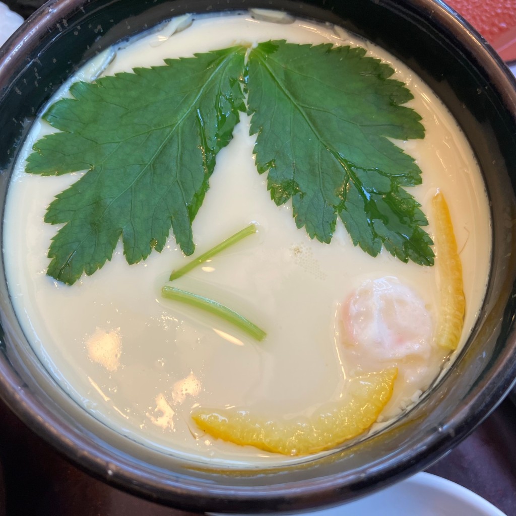 ユーザーが投稿した茶碗蒸しの写真 - 実際訪問したユーザーが直接撮影して投稿した東坂下和食 / 日本料理和食レストランとんでん 志村小豆沢店の写真