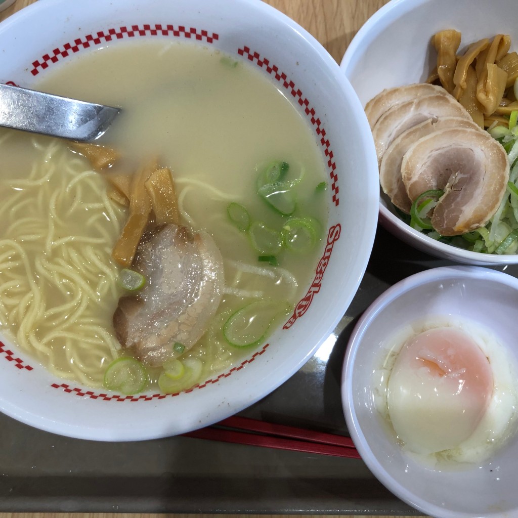 ユーザーが投稿したラーメン でら盛りトッピングの写真 - 実際訪問したユーザーが直接撮影して投稿した千種ラーメン専門店スガキヤ 千種イオンタウン店の写真