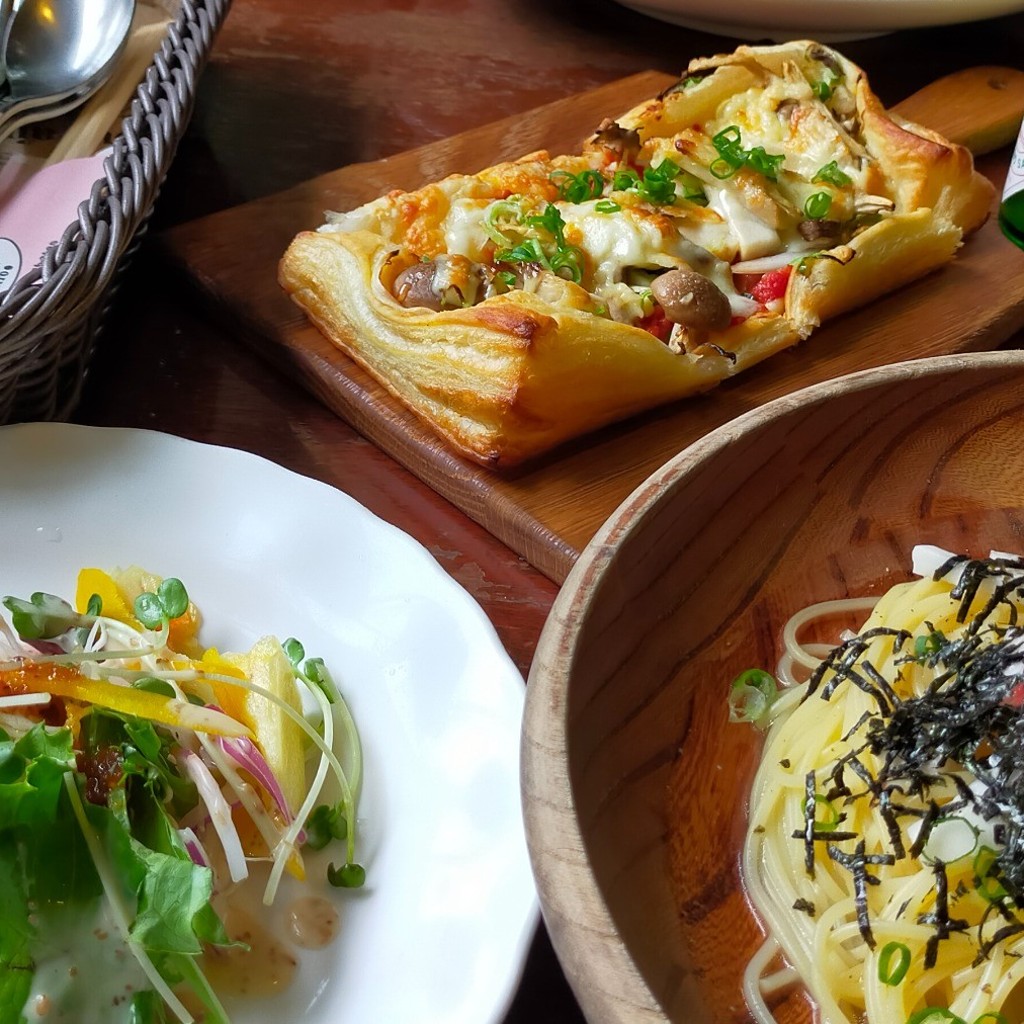ユーザーが投稿したパスタセットdの写真 - 実際訪問したユーザーが直接撮影して投稿した埴生洋食レストラン&カフェ ポテトの写真