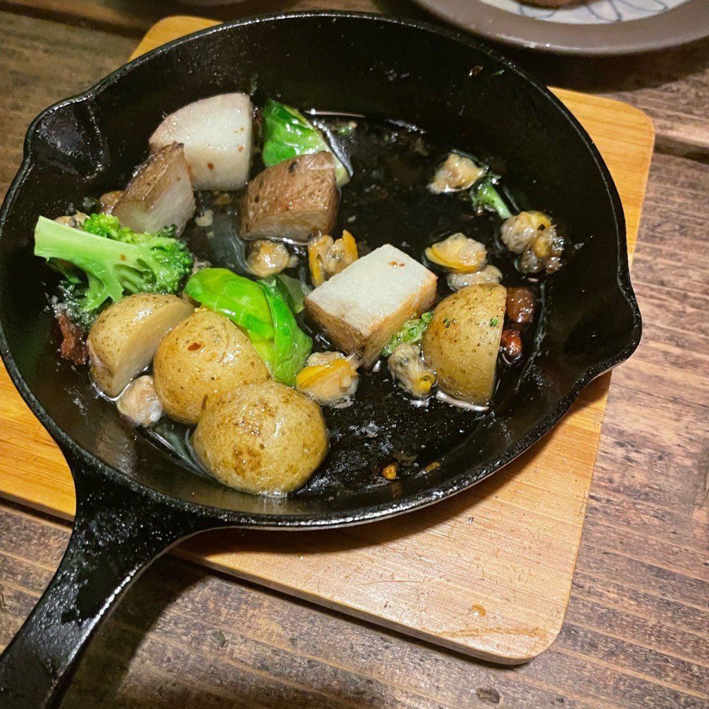 ユーザーが投稿した季節のアヒージョの写真 - 実際訪問したユーザーが直接撮影して投稿した西葛西居酒屋山芋の多い料理店の写真
