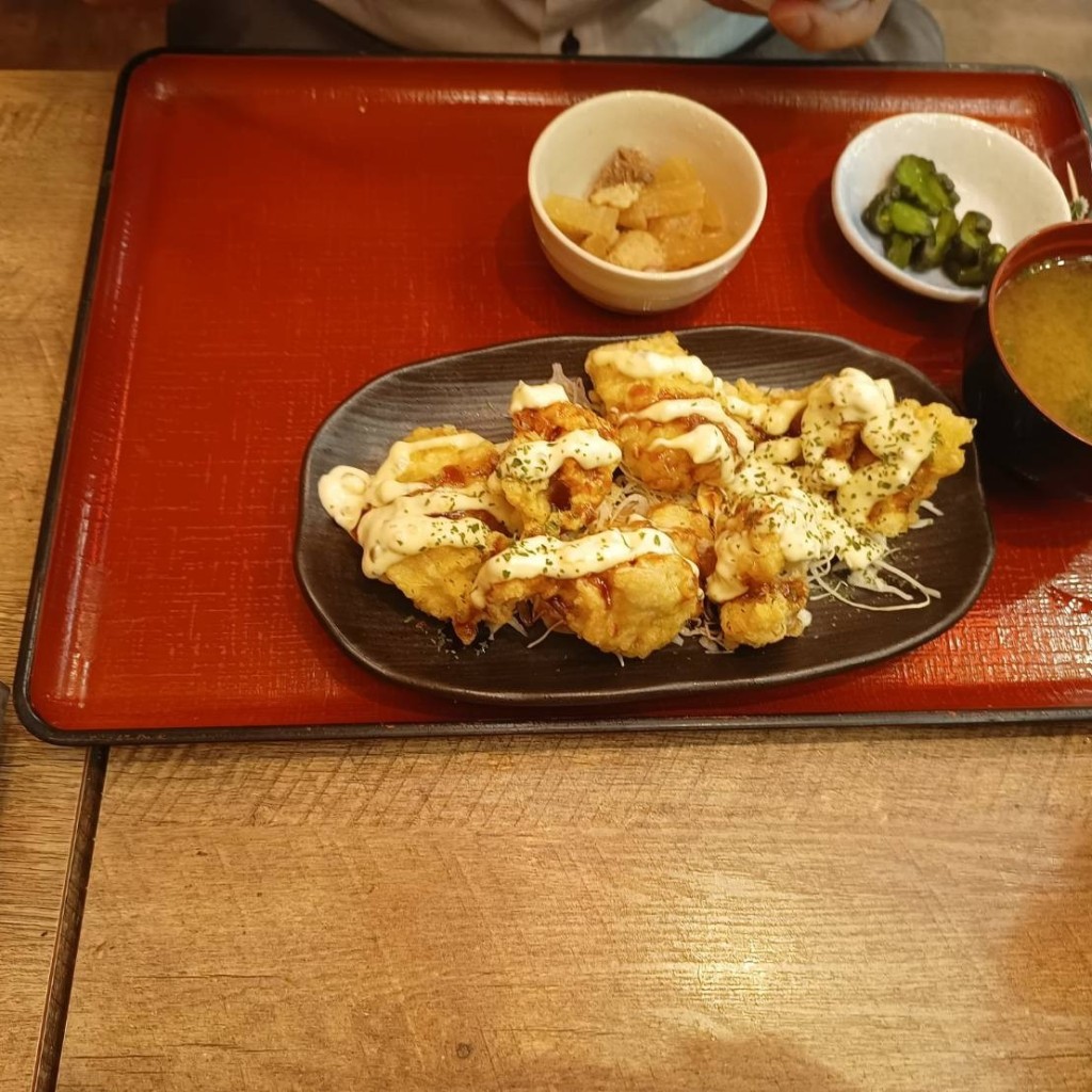 ユーザーが投稿した鶏南蛮定食の写真 - 実際訪問したユーザーが直接撮影して投稿した本通居酒屋豊丸水産 広島本通り店の写真