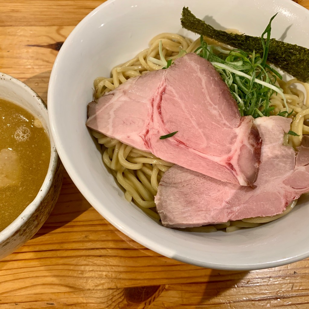 ユーザーが投稿した鶏白湯つけ麺の写真 - 実際訪問したユーザーが直接撮影して投稿したラーメン / つけ麺竹麺亭の写真