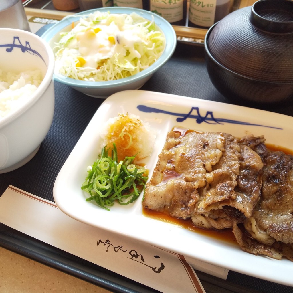 ユーザーが投稿した牛焼肉定食の写真 - 実際訪問したユーザーが直接撮影して投稿した岩井町牛丼松屋 保土ヶ谷店の写真