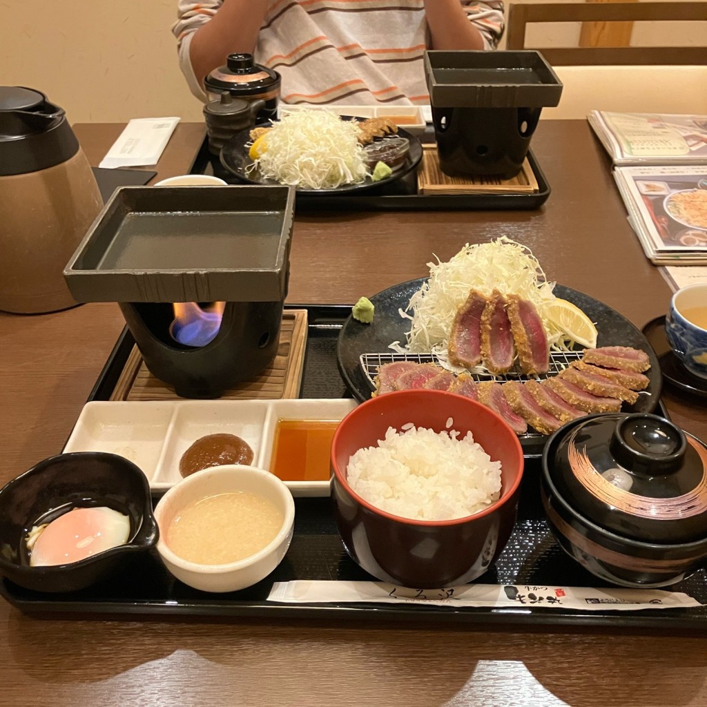 ピカボンさんが投稿した大明神牛かつのお店牛かつ 牛若丸/フクシマシノブヤマゲイヒンカン ワショククロサワ ウシワカマルの写真