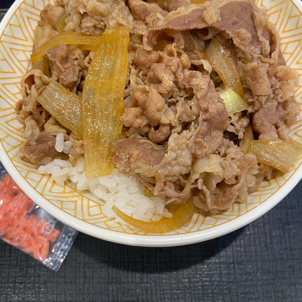 ユーザーが投稿した牛丼の写真 - 実際訪問したユーザーが直接撮影して投稿した国領町牛丼すき家 イトーヨーカドー国領店の写真