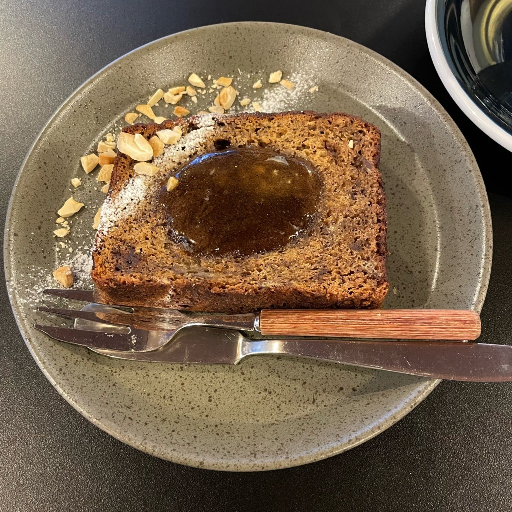 ユーザーが投稿したバナナブレッドの写真 - 実際訪問したユーザーが直接撮影して投稿したコーヒー専門店GOODMAN ROASTER in Kyotoの写真