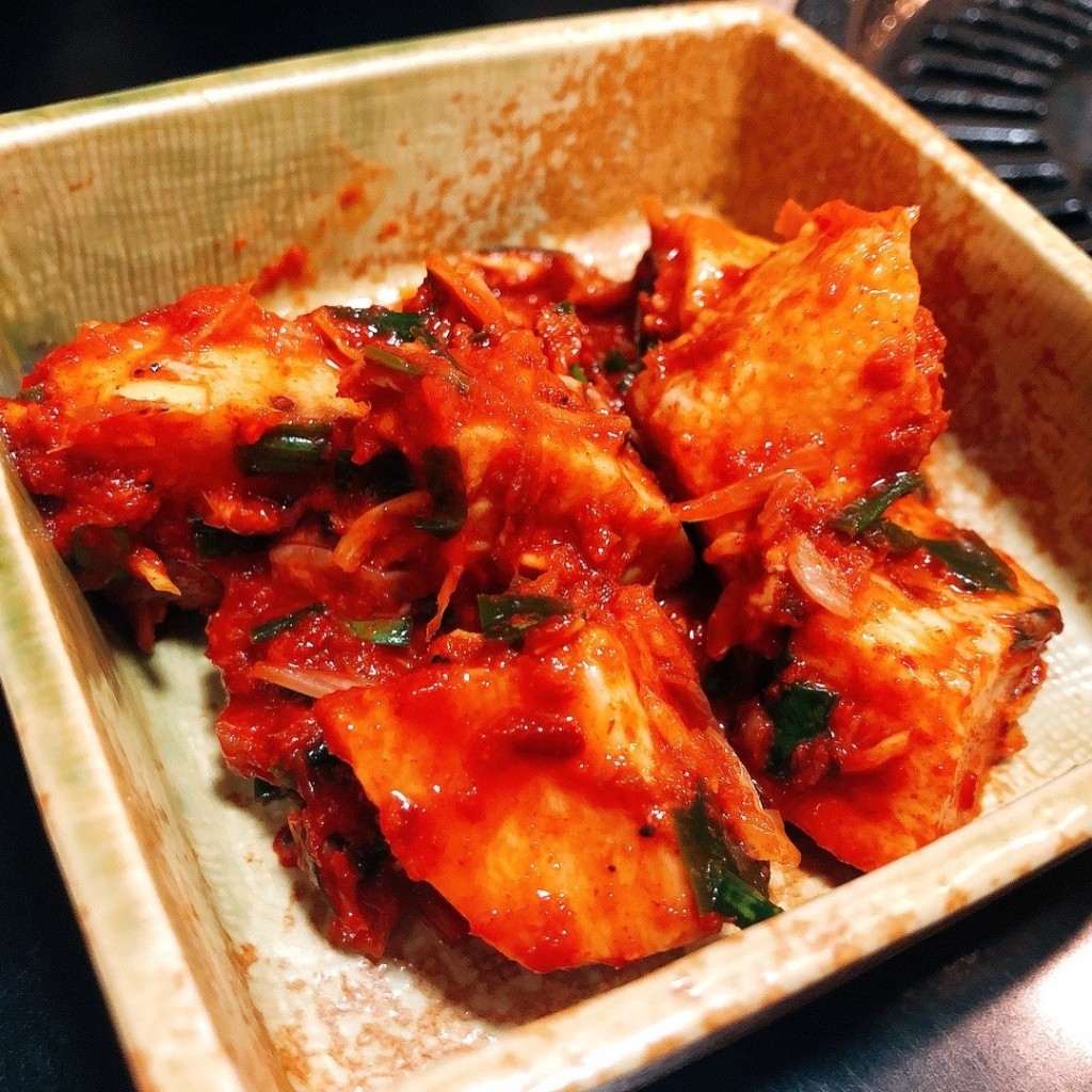 ユーザーが投稿した長芋キムチの写真 - 実際訪問したユーザーが直接撮影して投稿した江東橋焼肉和風焼肉 にしきの写真
