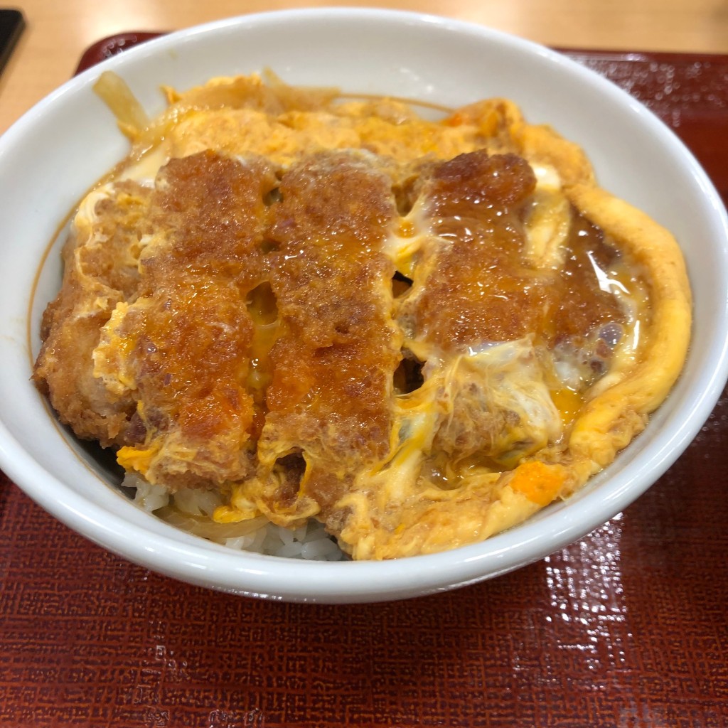 ユーザーが投稿したカツ丼の写真 - 実際訪問したユーザーが直接撮影して投稿した上辺見丼ものなか卯 古河上辺見店の写真