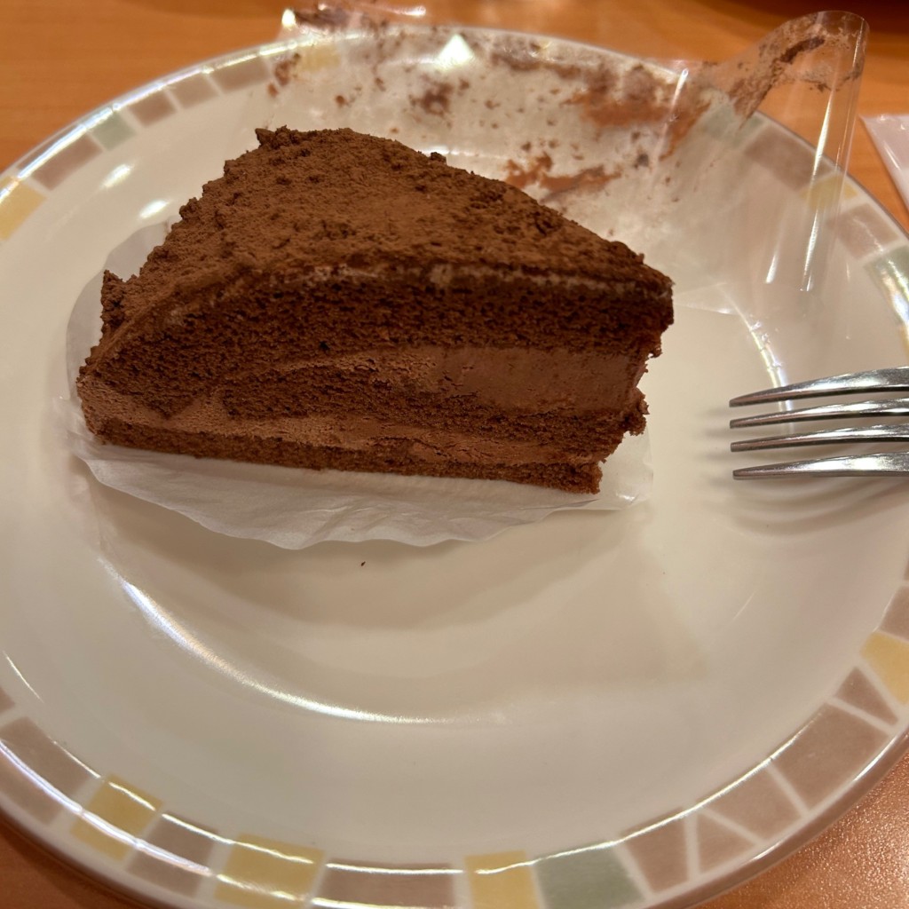 ユーザーが投稿したチョコレートケーキの写真 - 実際訪問したユーザーが直接撮影して投稿した木月イタリアンサイゼリヤ 元住吉駅前店の写真