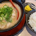 ラーメンセット - 実際訪問したユーザーが直接撮影して投稿した春日ラーメン専門店うま屋 春日店の写真のメニュー情報