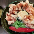 たれ漬け丼 - 実際訪問したユーザーが直接撮影して投稿したみなとみらいからあげとりまる クイーンズイースト店の写真のメニュー情報